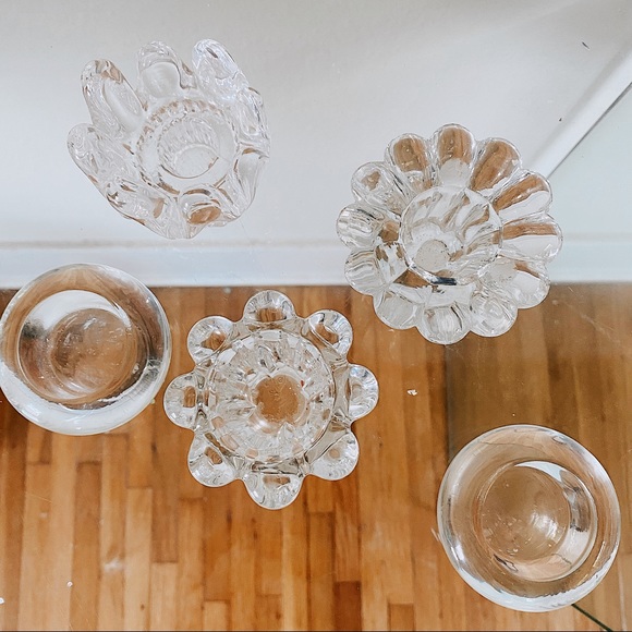 VINTAGE MCM assorted candle holders